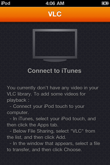 VLC for iPhone  iPod Touch and iPad 