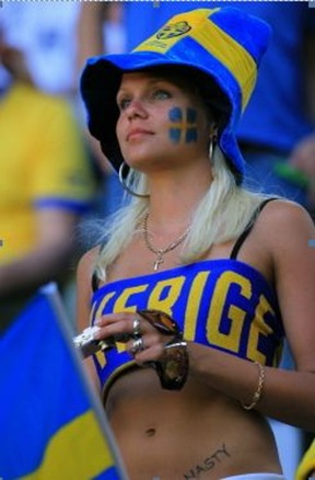 swedish football chick