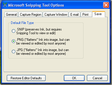 Appatic Install The Original Tablet Pc Microsoft Snipping Tool In Any Windows Xp