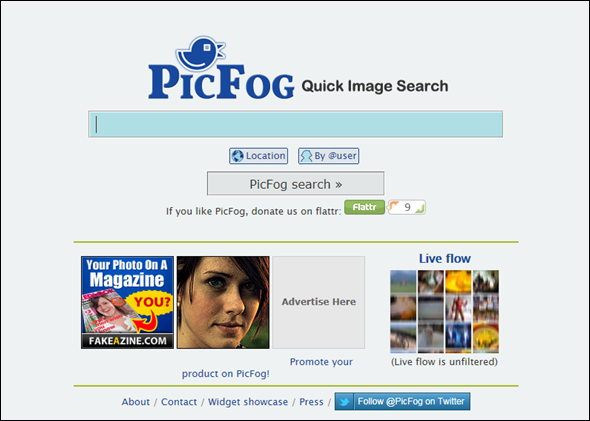 PicFog.com Screenshot