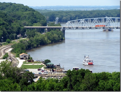 Hannibal Riverfront View from Lover's Leap