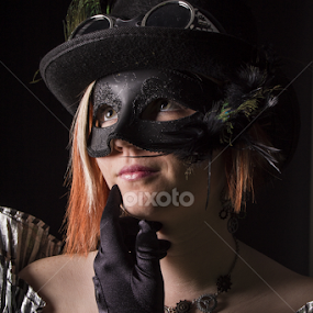 Masked by Stephanie Barrans - People Portraits of Women