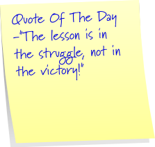 victory lesson