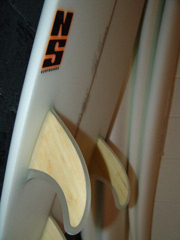  NS Boards Bamboo fins