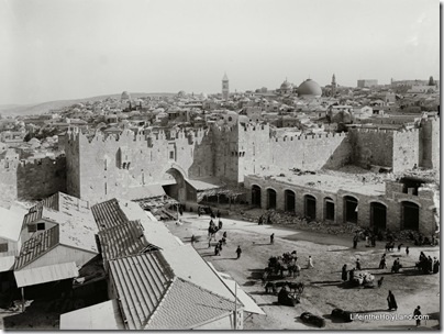 Damascus Gate and Old City, mat06658