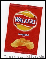 These crisps might be stolen