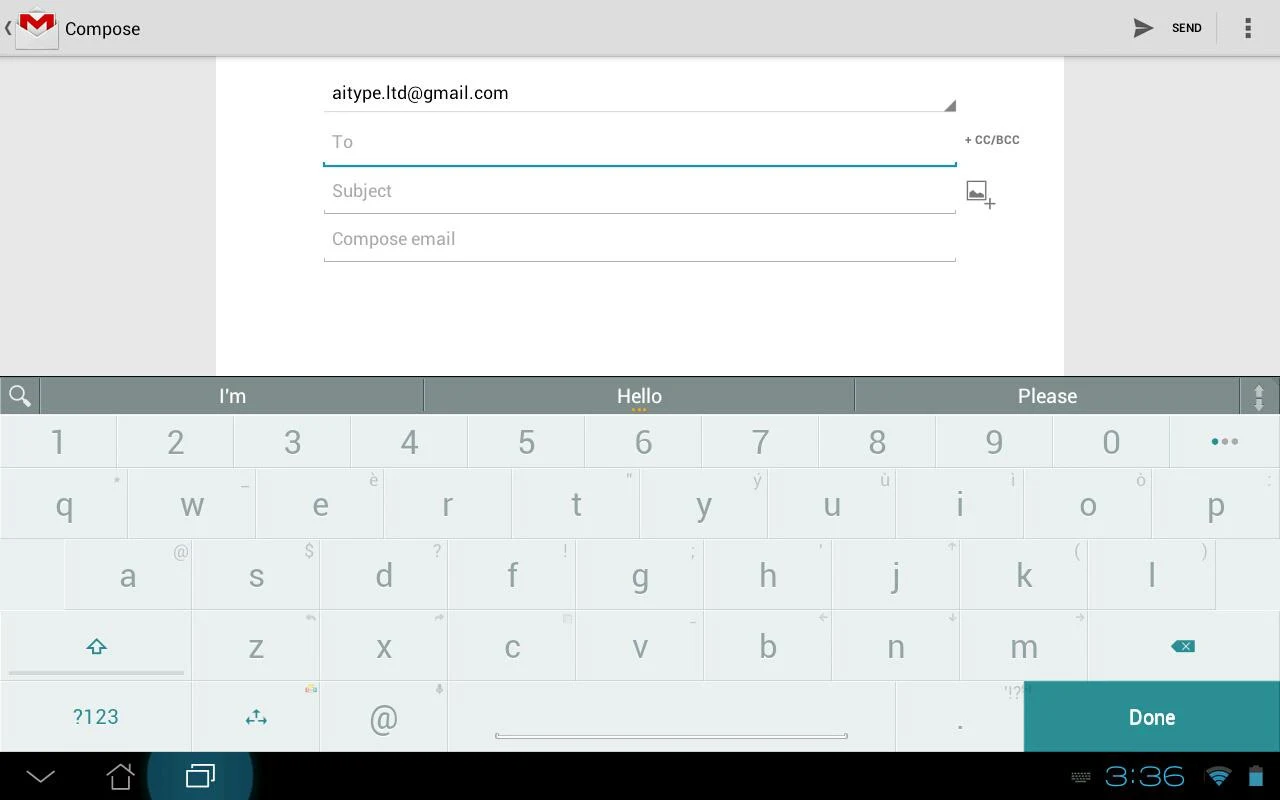 Teclado ai.type Plus - screenshot