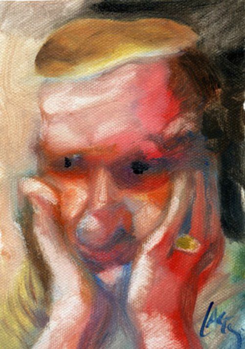Dan Lacey Painter Of Pancakes, Self-Portrait
