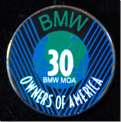 bmwmoa 30 year pin