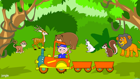 Kids Animal Game-Zoo TrainFULL Screenshots 0
