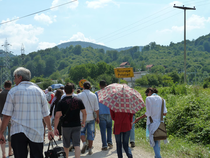 July 11 participants leaving Potocari