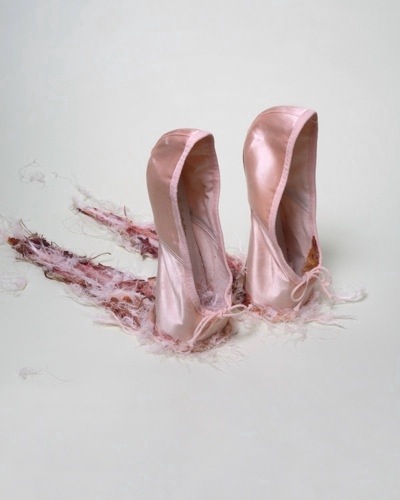 Pointe Shoes on Pointes D Artistes  Prix De Lausanne  2009  Acrylic Textile  Latex