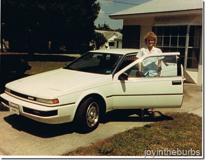 Joy's first car 1986 (2)