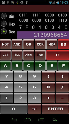 【免費生產應用App】Hex Bin Dec Calculator Free-APP點子