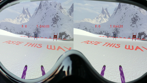 Android application Tilt Ski: Cardboard Edition screenshort