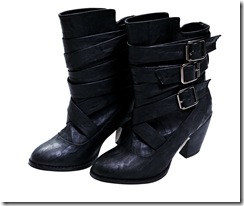 BLACK by moussy Belt-Strap Boot_HK$1,890
