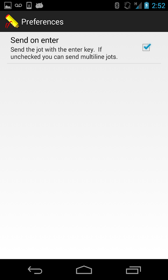   Jotter – Capture d'écran 