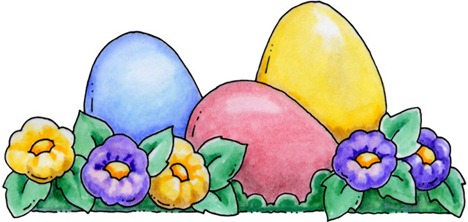 clipart imagem decoupage Easter Eggs