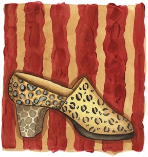  imagem decoupage clipart Shoe Red (22)