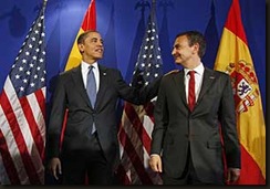 Obama y Zapatero