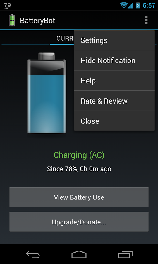 BatteryBot Battery Indicator Android Apps on Google Play