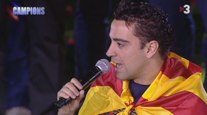 Nou Camp - Celebration - Xavi
