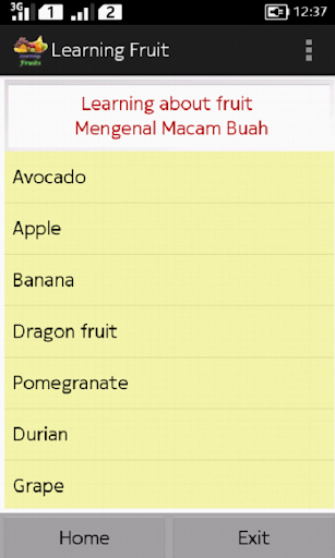【免費教育App】Learning Fruit-APP點子
