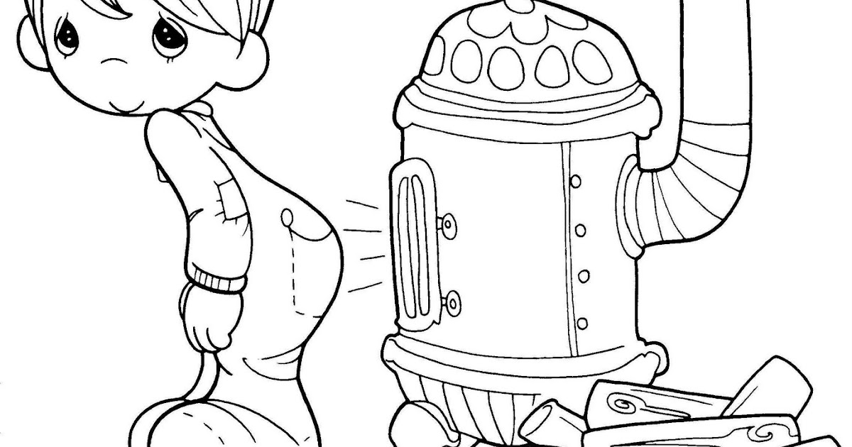 為孩子們的著色頁: child in pajamas, coloring pages