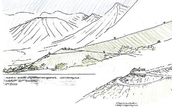 Avalance Defense Structures in Iceland