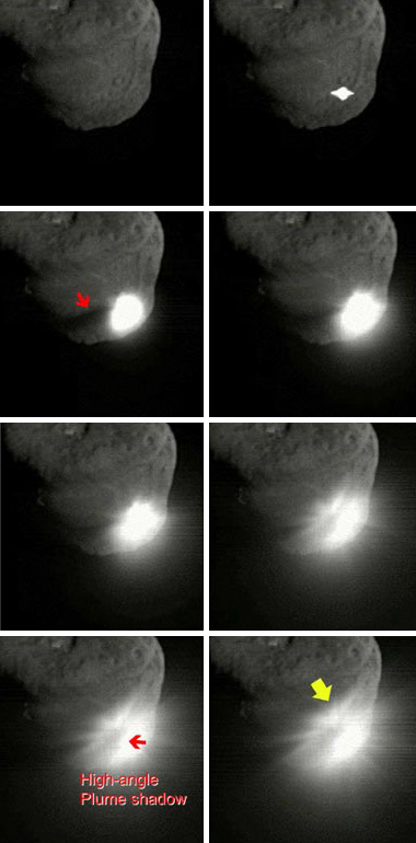 Deep Impact on comet Tempel 1