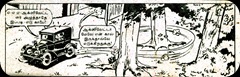 Mini Lion Comics Issue No 25 Kollaikara Car Spirou Starter Page 28 Lower Panel