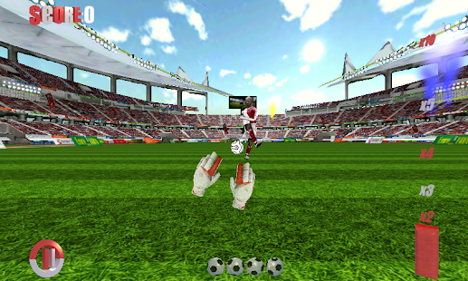 Capture d'ecran de l'application Android Football Games Goalkeeper 3D