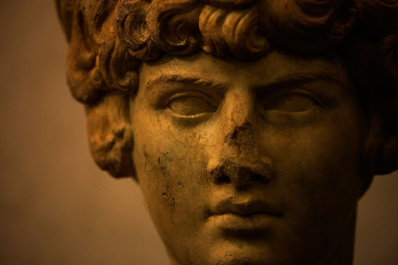 Escultura romana. Antinus.Museo Palazzo Massimo alle TermeRoma, Italia