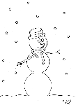 muñecos nieve colorear (3)