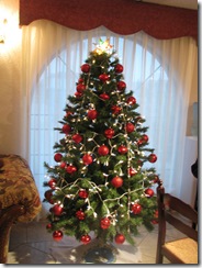 5472 Christmas Tree in Lobby of Ramada Inn South Padre Island Texas