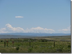 1449 View of Mountains between Medicine Bow & Hanna WY