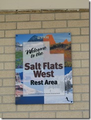 1950 Welcome to the Salt Flats West Rest Area UT