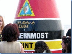 7330 Key West FL - Conch Tour Train - Southernmost Point Marker