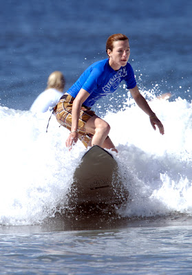 Tanna Frederick, surfing