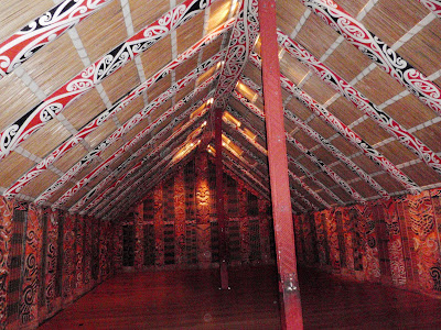 Inside a Maori Meeting Place