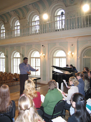 Dress Rehearsal in Rachmaninoff Hall of Moscow Conservatory