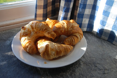 fresh croissants (best ever) from Jane, at Westcove Farmhouse Bakery