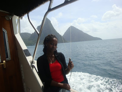 On a boat heading to Soufriere to assist with crisis intervention