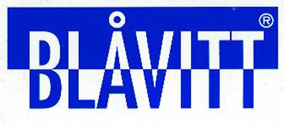Blåvitt logotyp