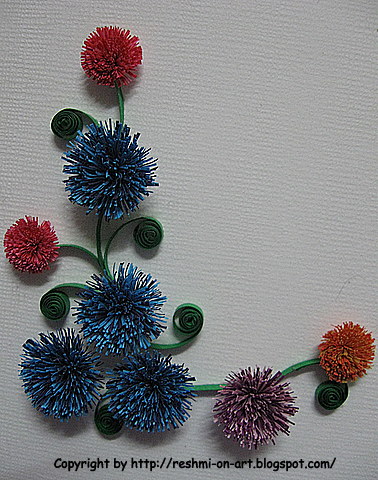 Fringed-Flower-Design