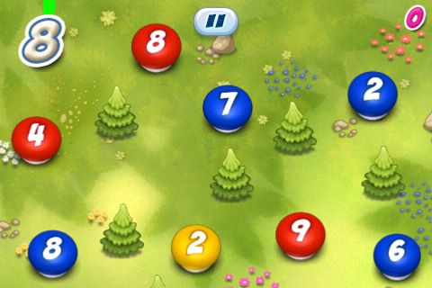 如果目標數字為白色，表示可使用任何顏色的磨菇來加總。