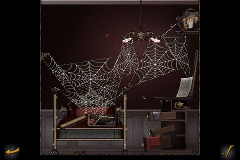 過關時即可檢視場景及壯觀的蛛網全貌 過關時即可檢視場景及壯觀的蛛網全貌