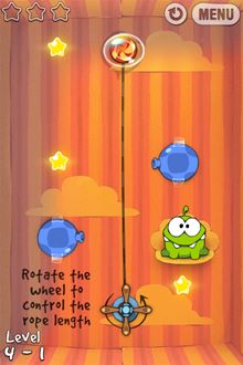 旋轉舵輪會影響繩索的長度