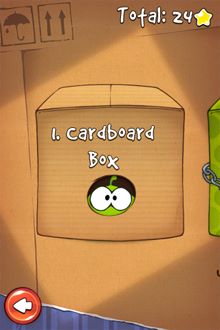 一開始玩家只能進入第一個紙箱的關卡