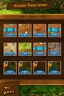 關卡有3種難度可選擇，每個難度各50個關卡。